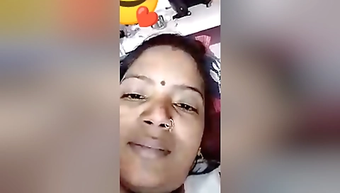 Wife Enjoying With Lover In Video Call