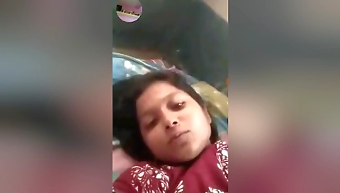 Lonely Desi Girl Pussy Fingering Video Call With Her Bf
