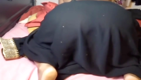 Indian Ass Teasing Show In Black Saree With Shruti Bhabhi