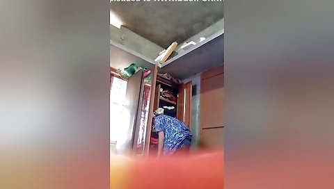 Today Exclusive -bhabhi Changing Cloths Record In