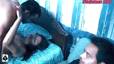 Sexy Slim Indian Slut Wifes Fantasy Comes True