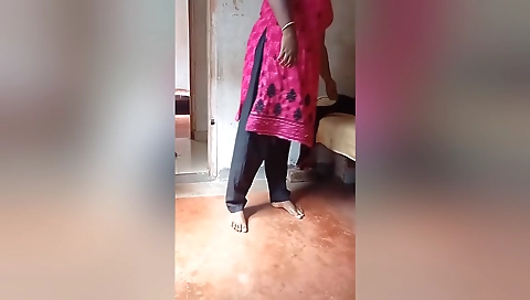 Lady Bedroom Dress Change