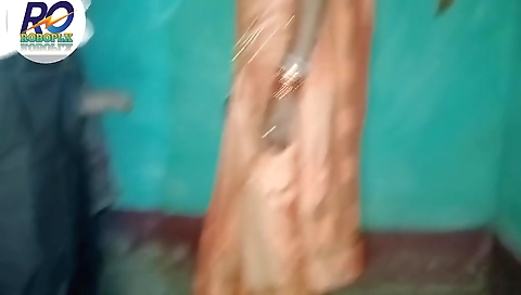 Step brother-in-law Called Me In Saree And Picked Up Everything In The House And Made Me Fuck