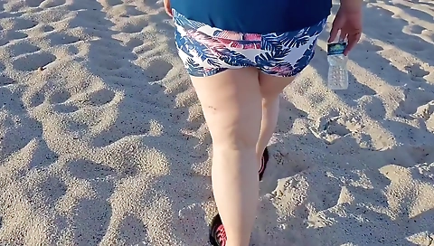 Your Favorite Big Ass Milf Enjoying A Day At The Beach