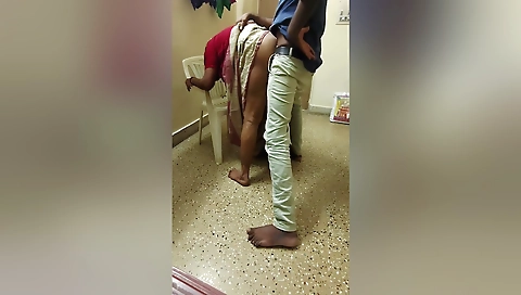 Aunty Enjoyed With Delivery Boy