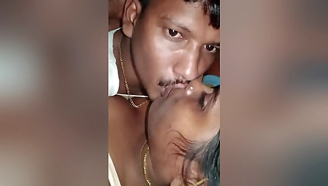 Indian Hot Wife Kiss With Hot Milf