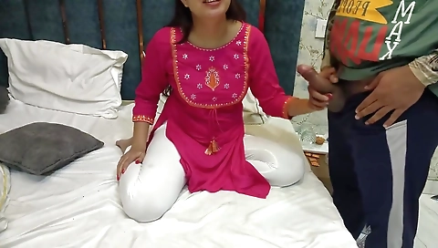 Desi Stepsis Occupied Her Stepbros Room For A Night, But He Wanted To Share His Bed