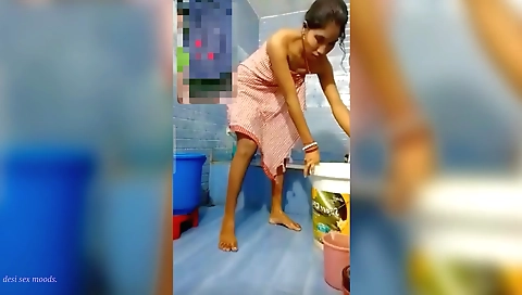 Desi Hot Girl Dress Removing Bathing Showing For Stepbrother Small Boobs Showing