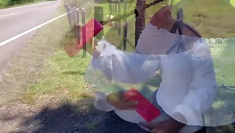 Fucking A Stranger For Money On A Public Road