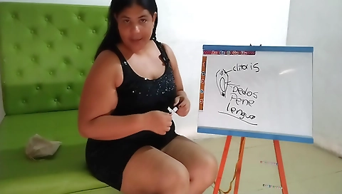 Sexy Chubby Latina Talking Dirty Joi My First Video: I Give Instructions To Men On How To Masturbate Women And How To Squirt