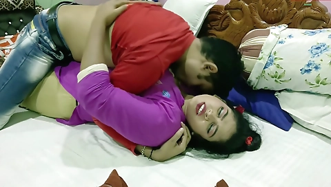 Desi Bengali Wife Dating Sex With Husband Friend! Cuckold Sex