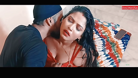 Devar Bhabhi In Desi Alone Wife Watching Porn At Mobile! Hot Erotic Sex