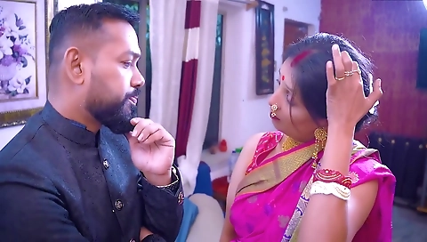 Dirty Minded Husband Shares His Innocent Wife With His Friend ( Full Threesome Movie )