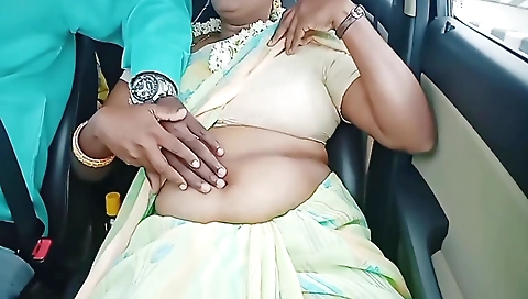 Telugu Darty Talks Car Sex Tammudi Pellam Puku Gula 2